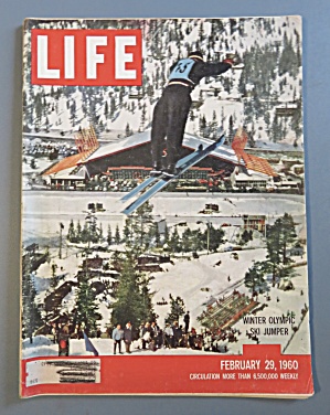 Life Magazine February 29, 1960 Olympic Ski Jumper