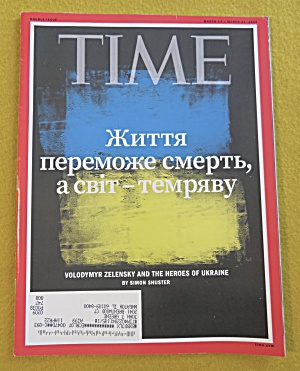 Time Magazine March 14-march 21, 2022 Zelensky