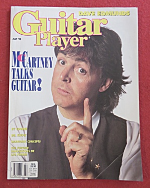 Guitar Player Magazine July 1990 Paul Mccartney