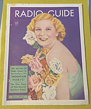 Radio Guide Magazine April 24, 1937 Mountain Magic