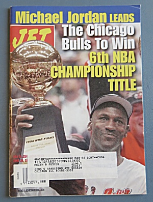 Jet Magazine June 29, 1998 Michael Jordan (6th Title)