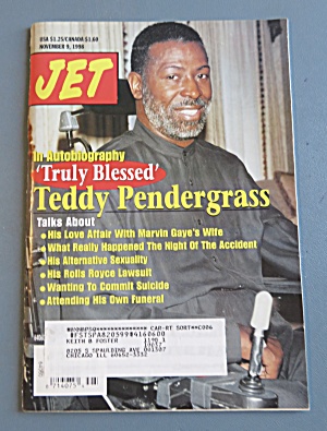 Jet Magazine November 9, 1998 Teddy Pendergrass