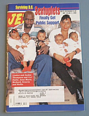 Jet Magazine December 29 - January 5, 1998 Sextuplets