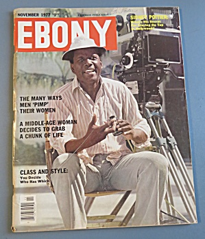 Ebony Magazine-november 1977-sidney Poitier