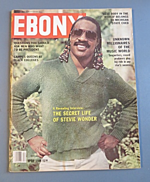 Ebony Magazine April 1980 Stevie Wonder