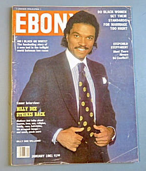 Ebony Magazine January 1981 Billy Dee Williams