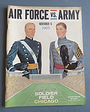 1965 Air Force Vs Army Souvenir Program Chicago