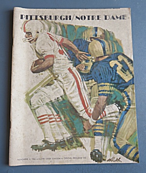 1966 Pittsburgh / Notre Dame Official Program