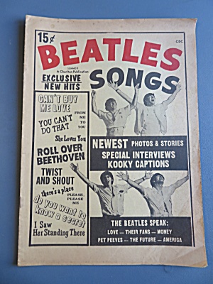 Beatles Songs Magazine 1964 Exclusive New Hits