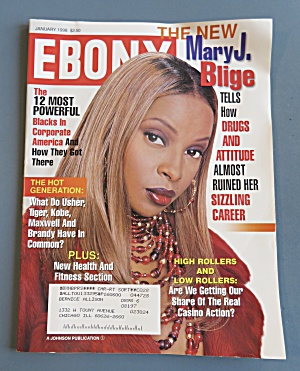 Ebony Magazine January 1998 Mary J Blige