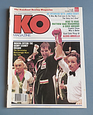 Ko (Knockout) Magazine October 1980 Gerry Cooney