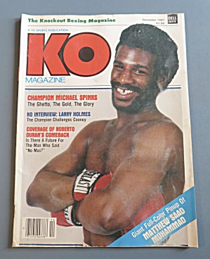 Ko (Knock Out) Magazine December 1981 Michael Spinks