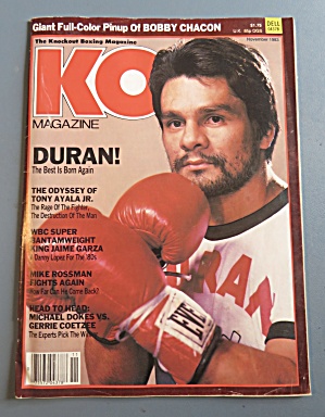 Ko (Knock Out) Magazine November 1983 Duran Is Back