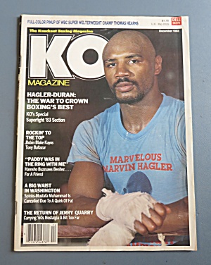Ko (Knock Out) Magazine December 1983 Hagler - Duran