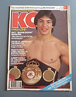 Ko (Knock Out) Magazine January 1984 Ray Mancini