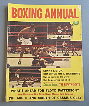 Boxing Annual Magazine 1963 Liston/patterson/clay