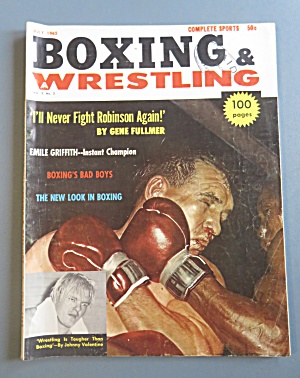 Boxing & Wrestling Magazine July 1962 Emile Griffith