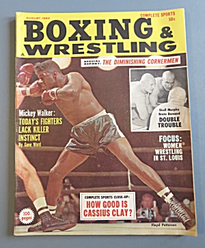 Boxing & Wrestling Magazine August 1962 Mickey Walker