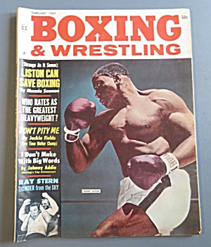 Boxing & Wrestling Magazine February 1963 Liston