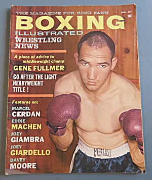 Boxing Illustrated Wrestling News Magazine April 1962