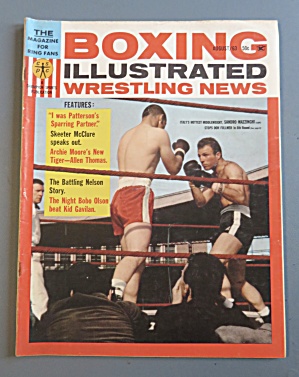 Boxing Illustrated Wrestling News Magazine August 1963