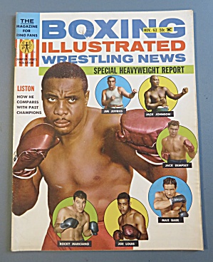 Boxing Illustrated Wrestling News Magazine Nov 1963