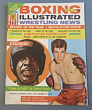 Boxing Illustrated Wrestling News Magazine Feb 1964