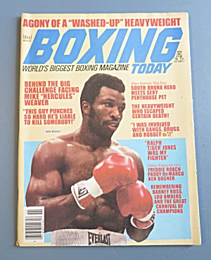 Boxing Today November 1981 Mike Weaver
