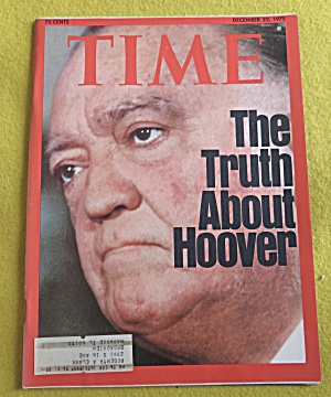 Time Magazine December 22, 1975 J. Edgar Hoover