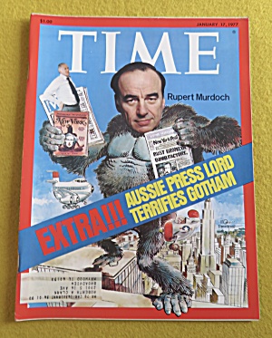 Time Magazine January 17, 1977 Rupert Murdoch
