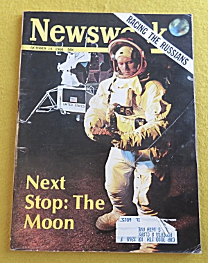 Newsweek Magazine October 14, 1968 Next Stop: The Moon