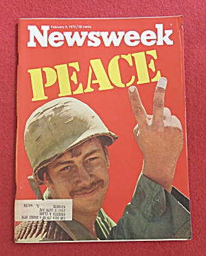 Newsweek Magazine February 5, 1973 Peace