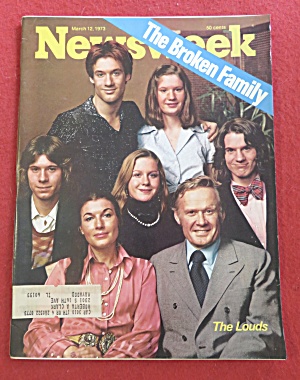 Newsweek Magazine March 12, 1973 The Louds