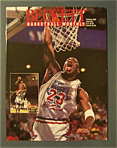 Beckett Basketball Monthly-february 1993-michael Jordan