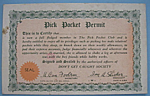 Riverview Park Pick Pocket Permit - Chicago