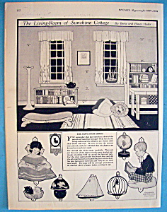 Living Room Of Sunshine Cottage Cut Out - May 1924