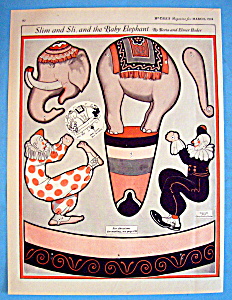 Slim & Sli, & The Elephant Paper Doll - March 1924