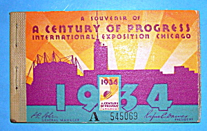 1934 Century Of Progress, 5 Tickets
