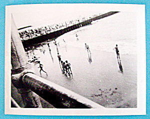 1939 Photograph Of New York's Coney Island Beach