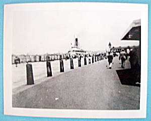 1939 Photograph At Battery Park (Excursion Boat Docks)