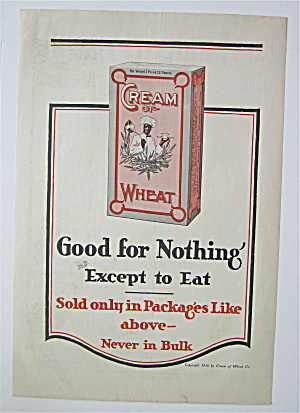 1916 Cream Of Wheat Cereal With Box Of Cream Of Wheat