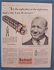 Vintage Ad: 1929 Barbasol With Knute Rockne