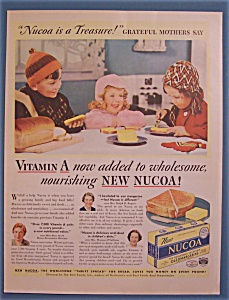 Vintage Ad: 1938 Nucoa Oleomargarine