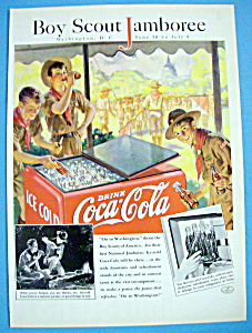 1937 Coca-cola With A Boy Scout Jamboree