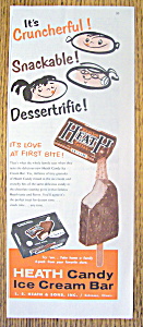 Vintage Ad: 1961 Heath Candy Ice Cream Bar