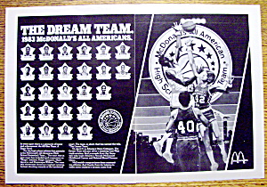 1983 Mc Donald's Dream Team With Kenny Smith