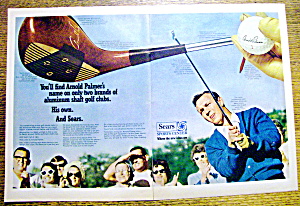 Vintage Ad: 1969 Sears Sports Center W/arnold Palmer