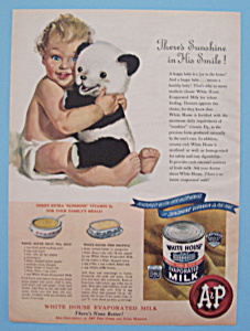 Vintage Ad: 1946 White House Evaporated Milk