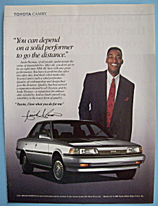 Vintage Ad: 1990 Toyota Camry W/ Isiah Thomas