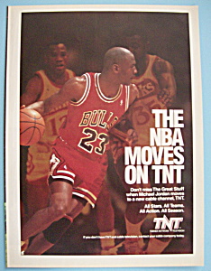 1989 Nba On Tnt With Basketball's Michael Jordan